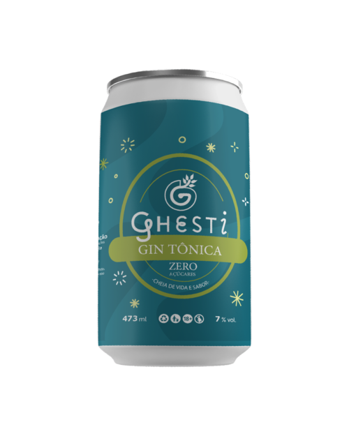 Ghesti Gin Tônica Zero Açúcares - Lata 473ml